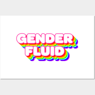 Gender Fluid Posters and Art